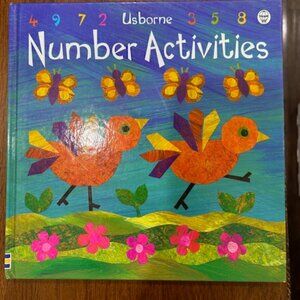Usborne Number Activities Hard Cover